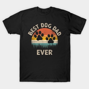 Best Dog Dad Ever  Father's Day Dog T-Shirt